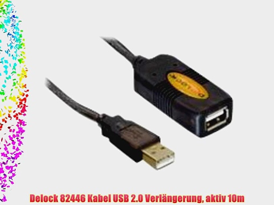 Delock 82446 Kabel USB 2.0 Verl?ngerung aktiv 10m