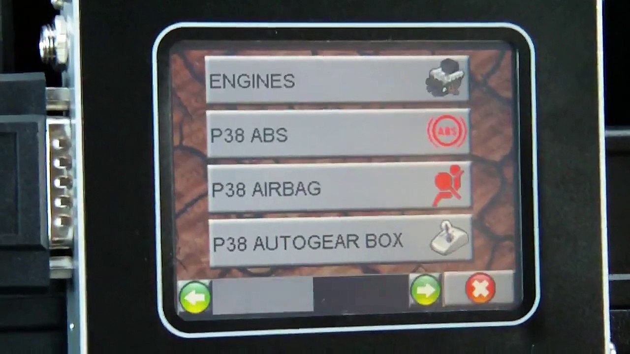Nanocom Evolution  Range Rover P38 Menu
