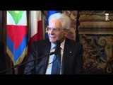 Roma - Il Presidente Mattarella incontra gli azzurri della Scherma (24.07.15)