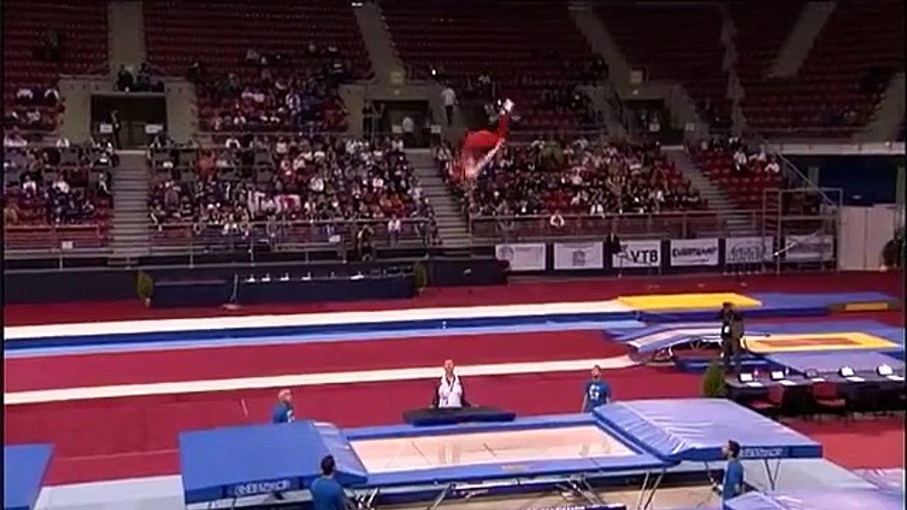 Gymnastic in trampoline