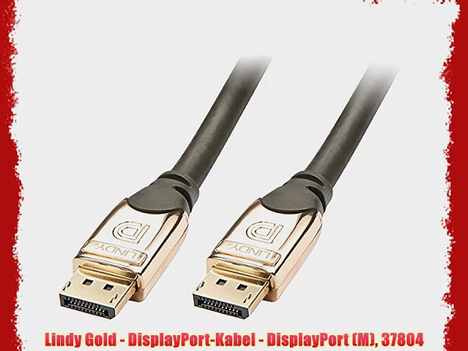 Lindy Gold - DisplayPort-Kabel - DisplayPort (M) 37804