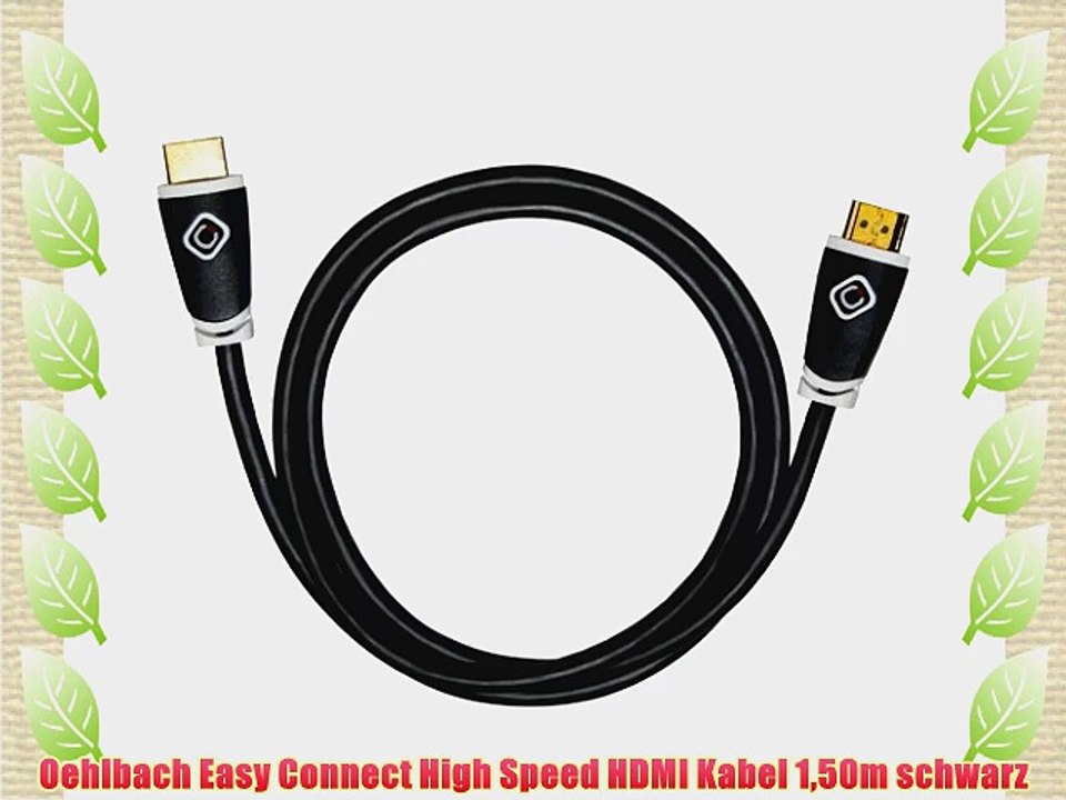 Oehlbach Easy Connect High Speed HDMI Kabel 150m schwarz