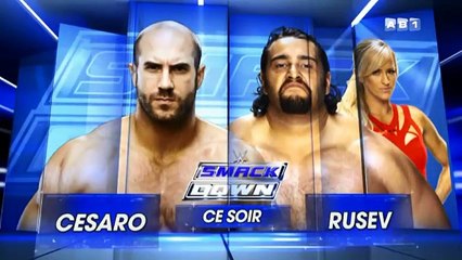 AB1 SMACKDON CESARO VS RUSEV