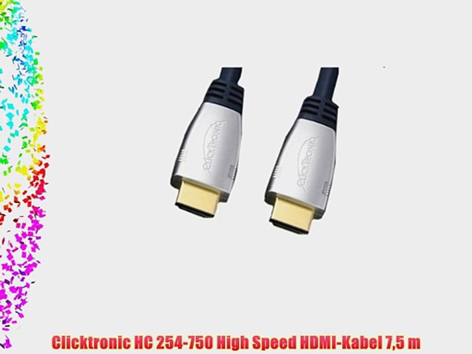 Clicktronic HC 254-750 High Speed HDMI-Kabel 75 m