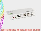 Lindy 2 Port KVM Switch - KVM-/Audio-/USB-Switch - USB 39102