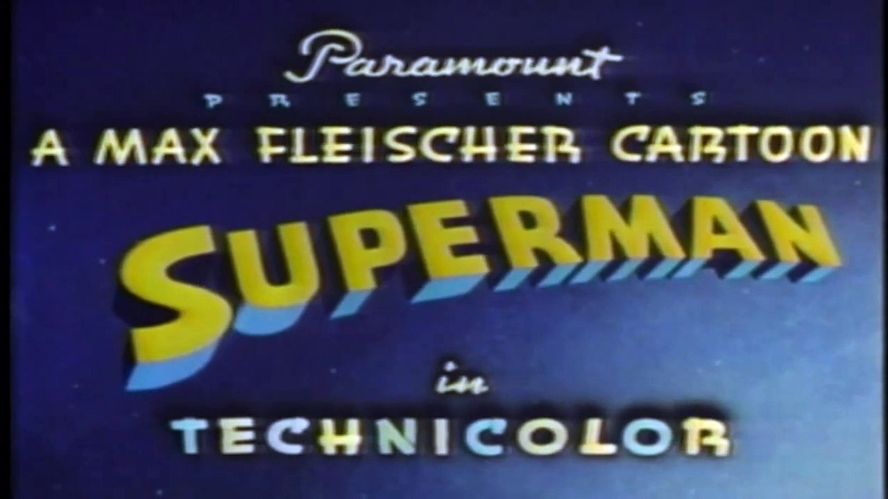 フライシャーアニメ『スーパーマン』日本語字幕 第5話 『SUPERMAN』(1942)