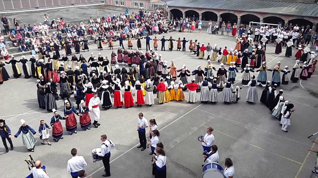 Danse des milles au Cornouaille 2015, à Quimper