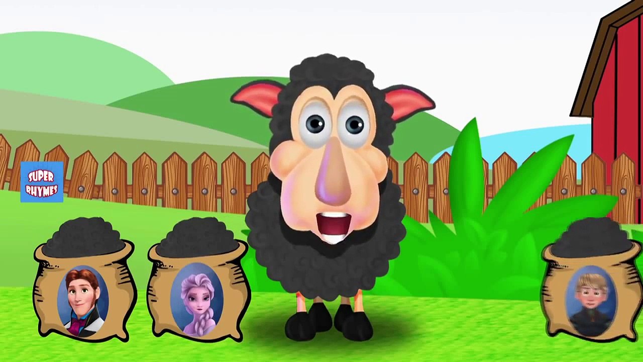 Frozen Baba Black Sheep Children Nursery Rhymes Frozen Elsa Cartoons