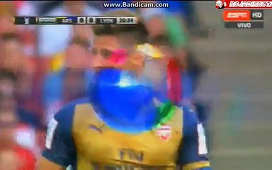 Giround Amazing Chance To Score Arsenal 0-0 Lyon