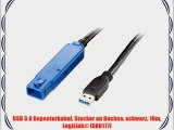 USB 3.0 Repeaterkabel Stecker an Buchse schwarz 10m LogiLink? [UA0177]