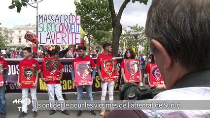 Les Kurdes de Paris dénoncent "le soutien" de la Turquie à l'EI