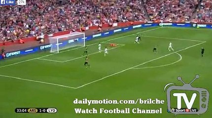 2-0 Chamberlain fantastic Goal HD | Arsenal vs Lyon 25/07/2015 Emirates Cup
