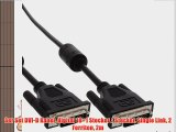 3er Set DVI-D Kabel digital 18 1 Stecker / Stecker Single Link 2 Ferriten 2m