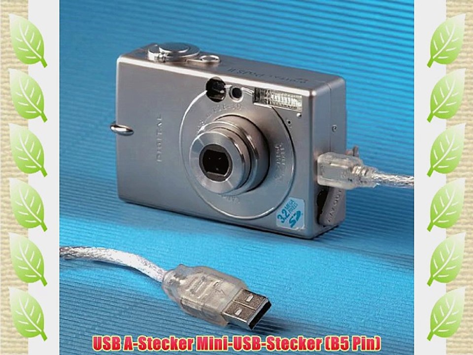 Hama USB 2.0-Anschlusskabel A-Stecker - Mini-B-Stecker (B 5Pin) 18 m