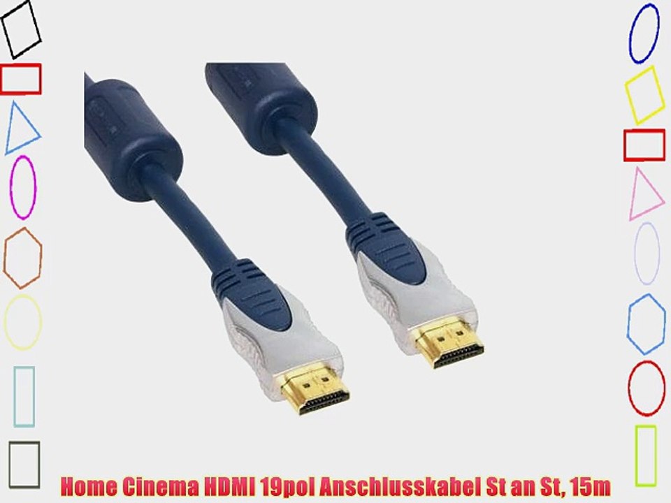 Home Cinema HDMI 19pol Anschlusskabel St an St 15m
