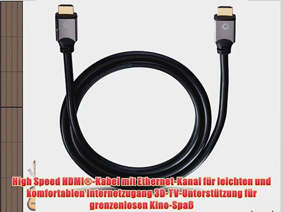 Oehlbach Black Magic High Speed HDMI Kabel mit Ethernet 12m
