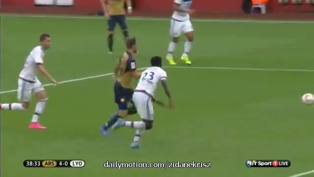 4-0 Aaron Ramsey Goal | Arsenal v. Olympique Lyon - Emirates Cup 25.07.2015
