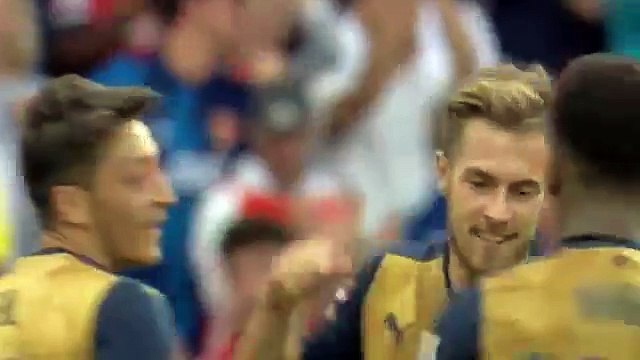 Aaron Ramsey Fantastic Goal - Arsenal vs Lyon 4-0 ( Emirates Cup 2015 ) HD