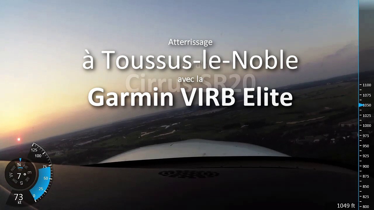 Atterrissage Toussus Cirrus SR20 en autoinfo