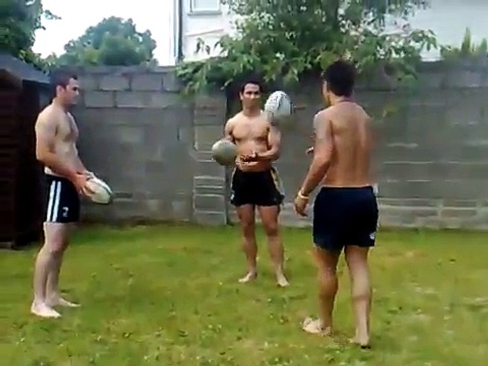 Amazing Rugby skills game ( 4 ball ) NOT FOR AMATEURS!!