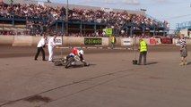 Motorcycle Limbo - Alan Birtwistle Scrubs the Handlebar at Dirt Quake