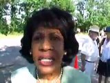 Maxine Waters talks about Ned Lamont