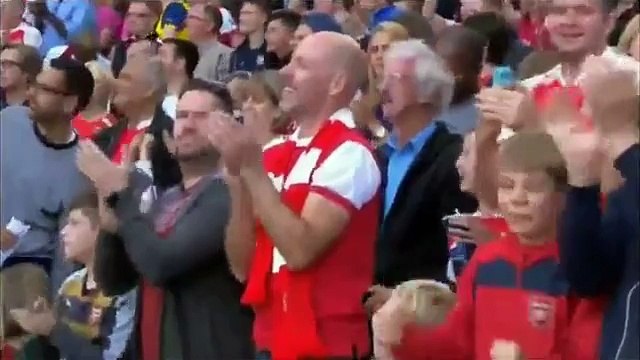 Super Goal Mesut Ozil Arsenal 5-0 Lyon 25.07.2015 HD Emirates Cup Groups Stage