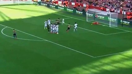 Santi Cazorla Amazing Free-Kick GoalArsenal 6-0 Lyon 25-07-2015