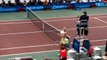 Caroline Wozniacki imitates Serena Williams, Bratislava 2011