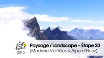 Paysage du jour / Landscape of the day - Étape 20 (Modane Valfréjus > Alpe d'Huez) - Tour de France 2015