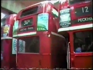 Routemasters at Camberwell and Peckham Bus Garages in 1987