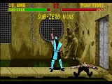 Mortal Kombat 2 (Genesis)- Sub-Zero's Fatalities