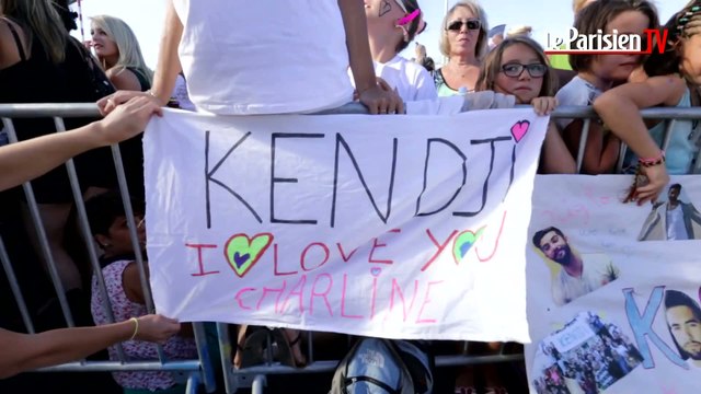 Les groupies de Kendji Girac en liesse à Carpentras