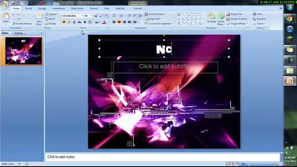 how to make a video intro using microsoft power point