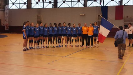 La Marseillaise par l'EDF Juniors Féminines