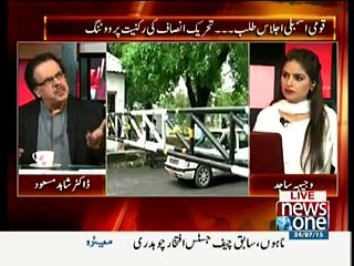 Live With Dr. Shahid Masood  News One - 29th July 2015