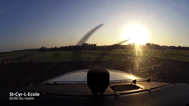 Décollage St-Cyr et atterrissage Poitiers en Cessna 172
