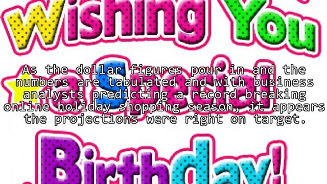 Online Holiday Shopping Sales Meet Record Breaking Expectations