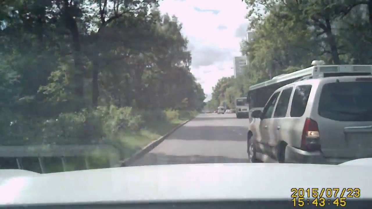 Crazy car Pursuit in Moscow after road rage