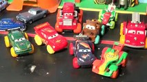 Pixar Cars with Hydro Wheels Lightning McQueen, Hydro Wheels Mater ,Red,Mack and Francesco more Poo