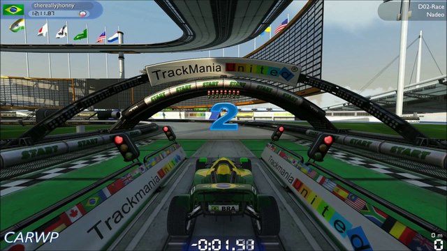 60 FPS GAMEPLAY Trackmania Nations Forever D02-Race