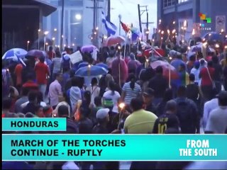 Honduras: Torchlight Marches Highlight Corruption and Social Abuses