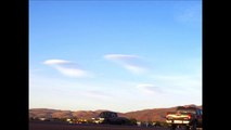 Hovering UFO Lenticular Clouds - Time Lapse