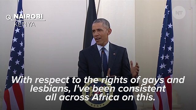 Obama Tells Kenyans To Better Embrace Gay Rights