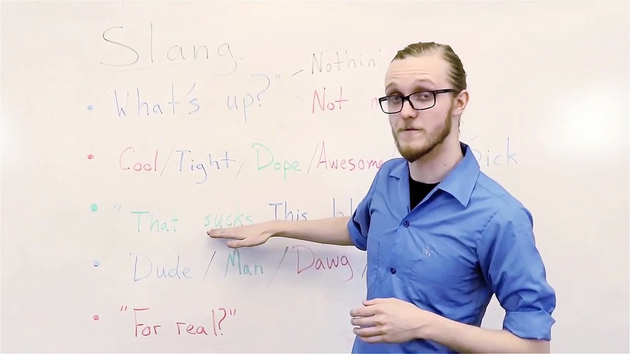 American Slang | English Language: Speaking