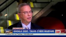 IRANIANS ARE CLEARLY A CYBER THREAT IN THE FUTURE says Google CEO Eric Schmidt