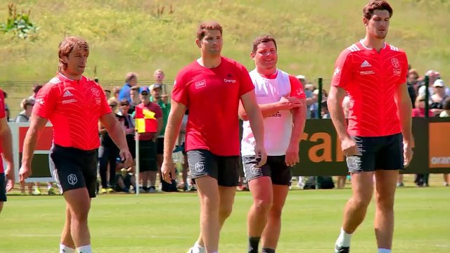 XV de France - Dernière séance publique et dédicaces à Tignes