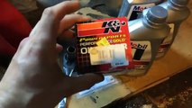 Honda CB750 10w40 synthetic oil change including KN oil filter