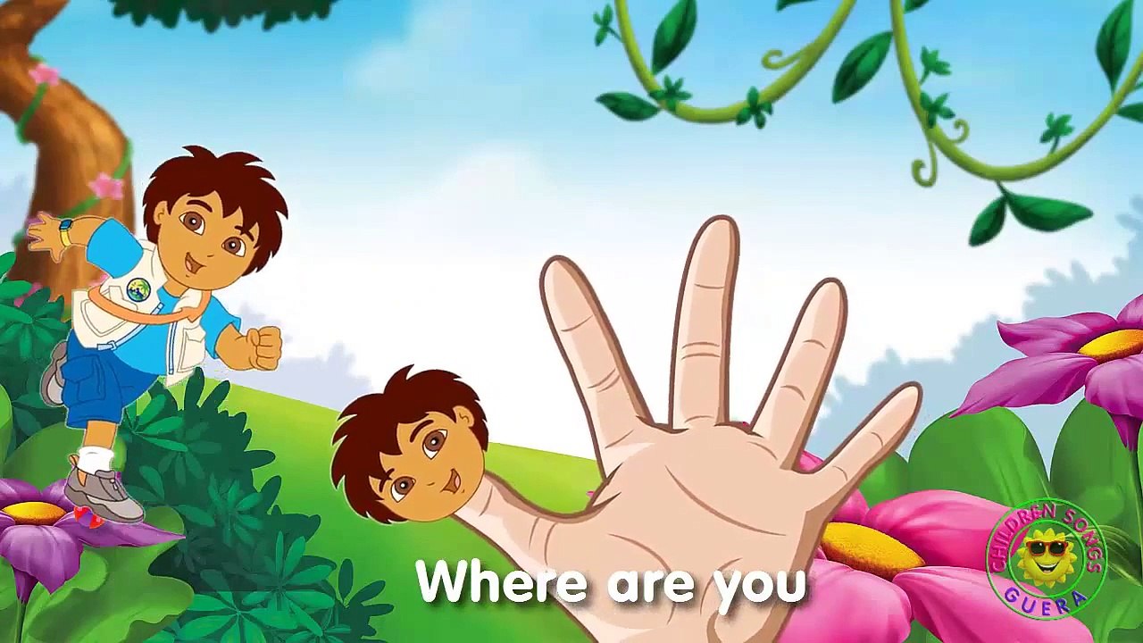 Finger Family Dora The explorer #Children Songs Guera