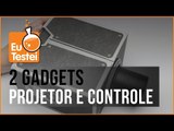 Projetor para smartphones e Controle Remoto WiFi - Vídeo Gadget EuTestei Brasil
